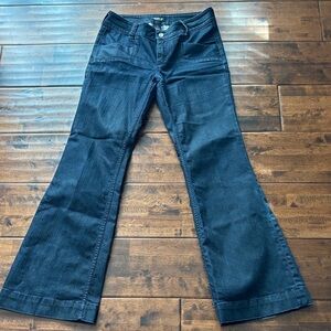 Allen B. By Allen Schwartz Dark Blue Flare Jeans